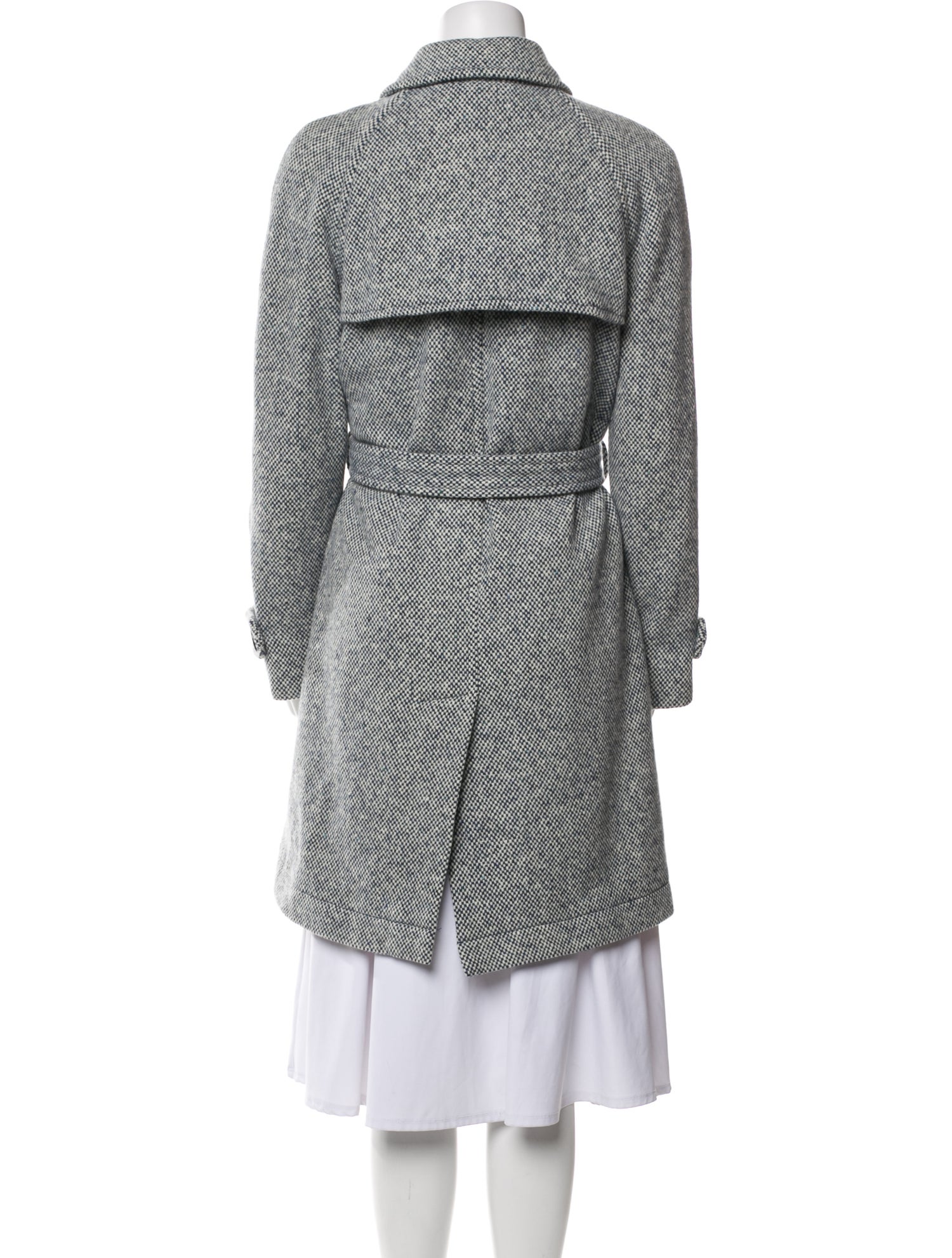 Marc Jacobs Wool Printed Trench Coat